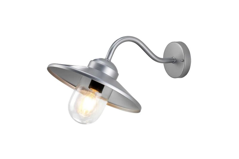 Utomhusvägglampa Elstead Lighting Klampenborg Silver - Silver - Belysning - Utelampor & utomhusbelysning - Fasadbelysning & vägglyktor