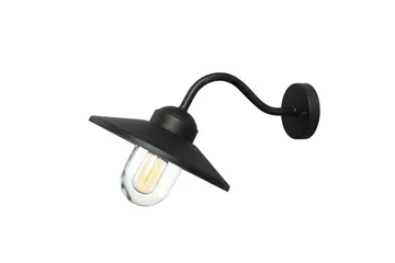 Utomhusvägglampa Elstead Lighting Klampenborg Svart