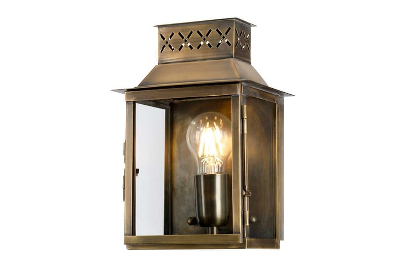 Utomhusvägglampa Elstead Lighting Lambeth Palace Åldrad mässing - Åldrad mässing - Belysning - Utelampor & utomhusbelysning - Taklampa utomhus
