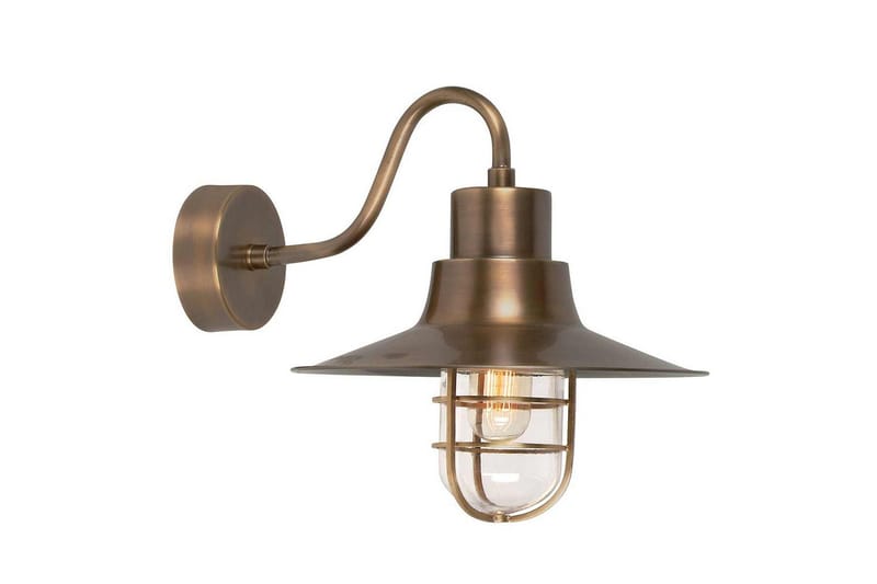 Utomhusvägglampa Elstead Lighting Sheldon Åldrad mässing - Åldrad mässing - Belysning - Utelampor & utomhusbelysning - Fasadbelysning & vägglyktor