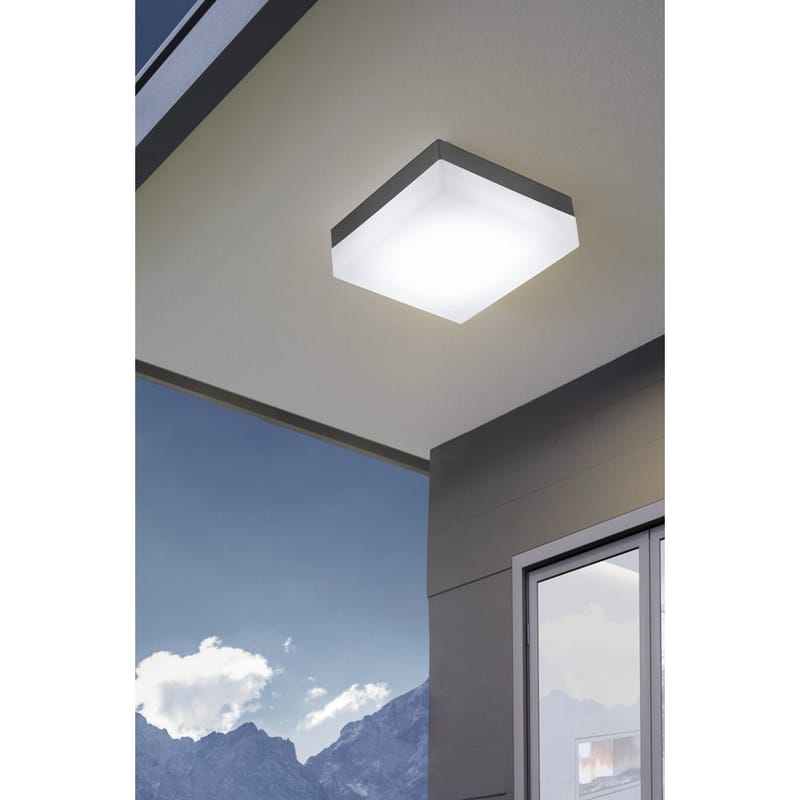 Utvändig vägg-/taklampa Sonella - Antracit - Belysning - Utelampor & utomhusbelysning - Taklampa utomhus