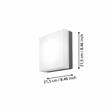 Utvändig vägg-/taklampa Sonella - Antracit - Belysning - Utelampor & utomhusbelysning - Taklampa utomhus