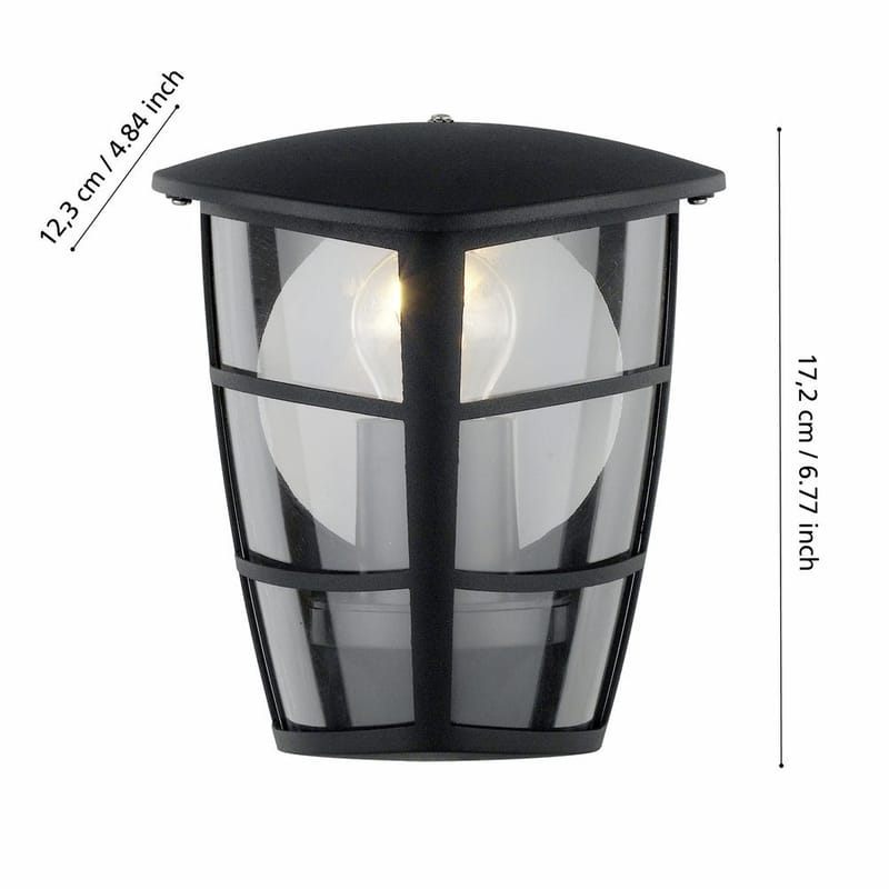 Utvändig vägglampa Aloria - 18 cm - Belysning - Utelampor & utomhusbelysning - Fasadbelysning & vägglyktor