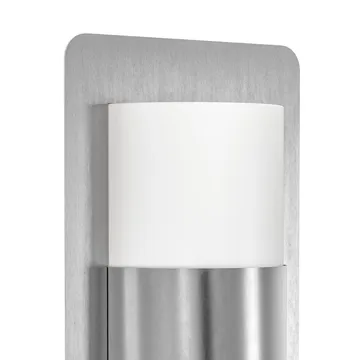 Utvändig vägglampa Cistierna - Rostfritt stål/vit - Belysning - Utelampor & utomhusbelysning - Fasadbelysning & vägglyktor