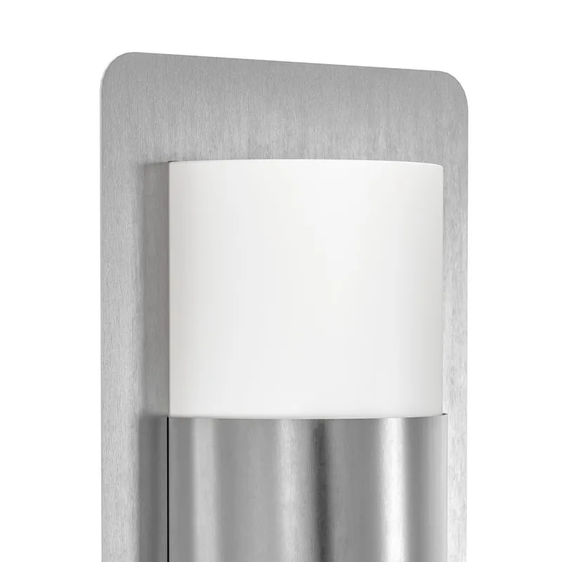 Utvändig vägglampa Cistierna - Rostfritt stål/vit - Belysning - Utelampor & utomhusbelysning - Fasadbelysning & vägglyktor