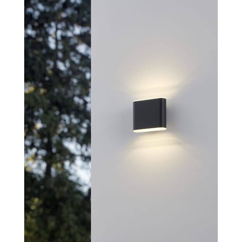 Utvändig vägglampa Grutti - Antracit - Belysning - Utelampor & utomhusbelysning - Fasadbelysning & vägglyktor