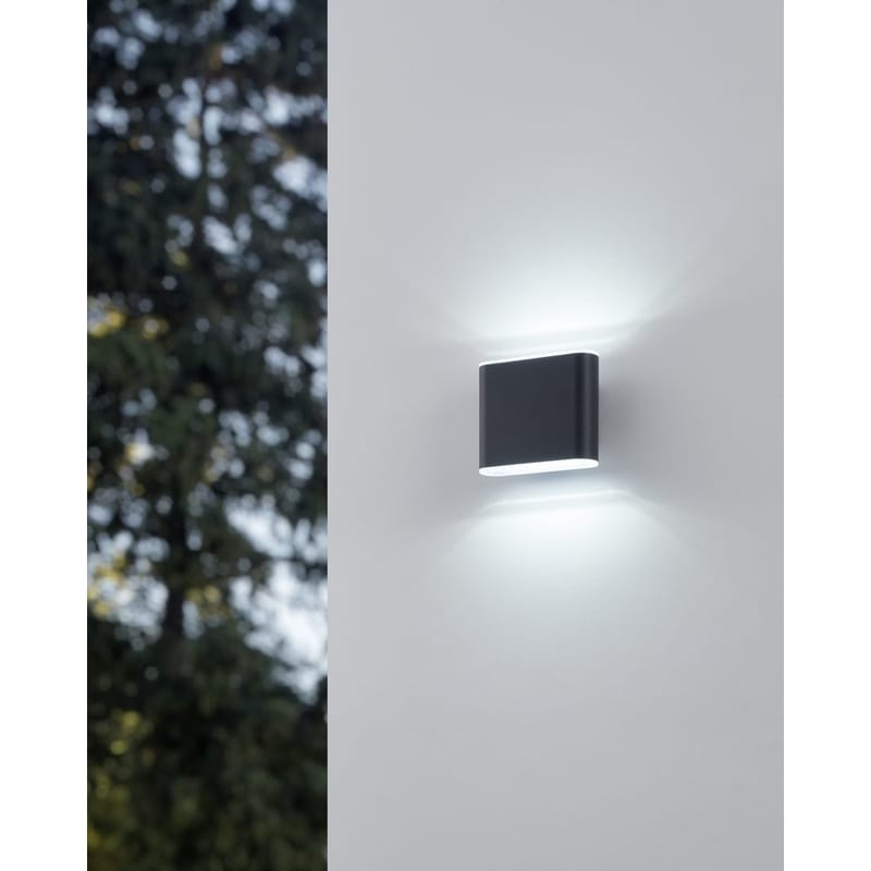 Utvändig vägglampa Grutti - Antracit - Belysning - Utelampor & utomhusbelysning - Fasadbelysning & vägglyktor