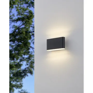 Utvändig vägglampa Grutti - Antracit - Belysning - Utelampor & utomhusbelysning - Fasadbelysning & vägglyktor