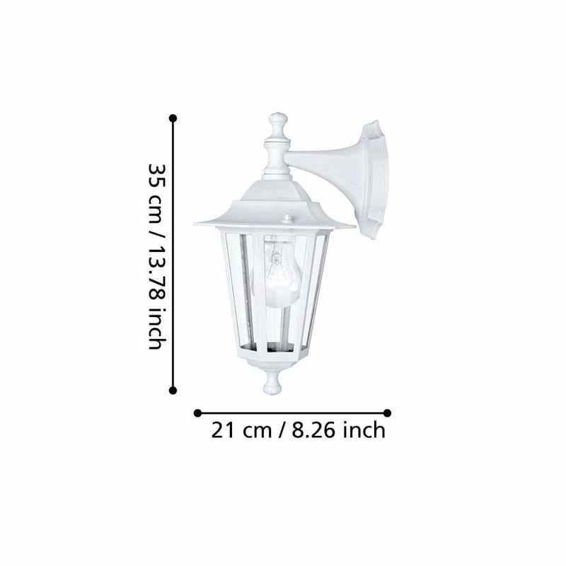 Utvändig vägglampa Laterna - 35 cm - Belysning - Utelampor & utomhusbelysning - Fasadbelysning & vägglyktor
