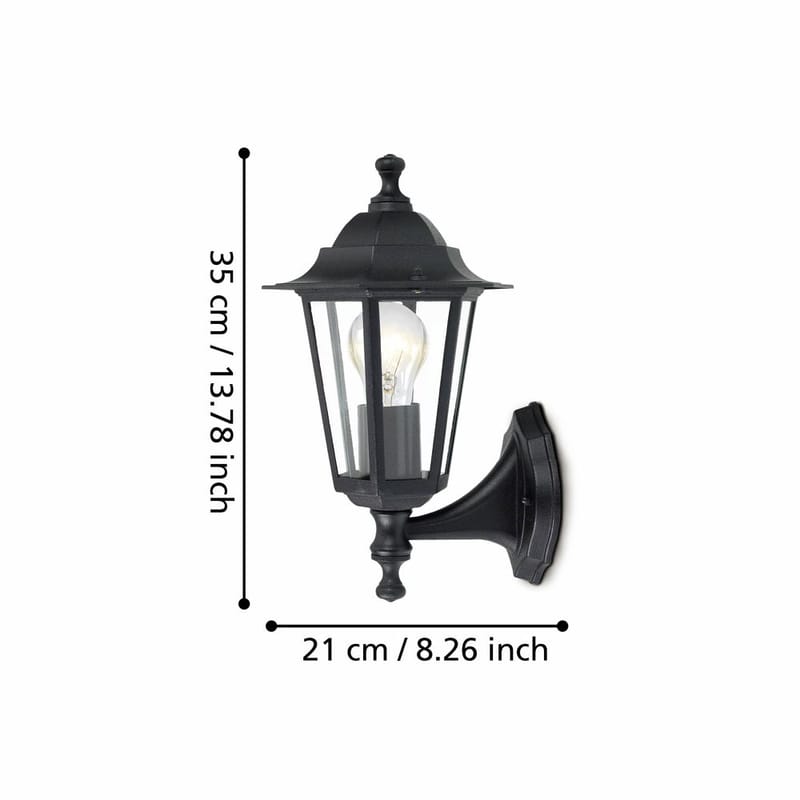 Utvändig vägglampa Laterna - Topmonterad - Belysning - Utelampor & utomhusbelysning - Taklampa utomhus