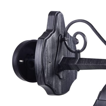 Utvändig vägglampa Navedo Nedåtriktad - Svart/Silverpatina - Belysning - Utelampor & utomhusbelysning - Fasadbelysning & vägglyktor