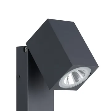Utvändig vägglampa Sakeda med sensor - Antracit - Belysning - Utelampor & utomhusbelysning - Fasadbelysning & vägglyktor
