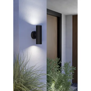 Utvändig vägglampa Tomelloso med 2 lampor - Svart - Belysning - Utelampor & utomhusbelysning - Fasadbelysning & vägglyktor