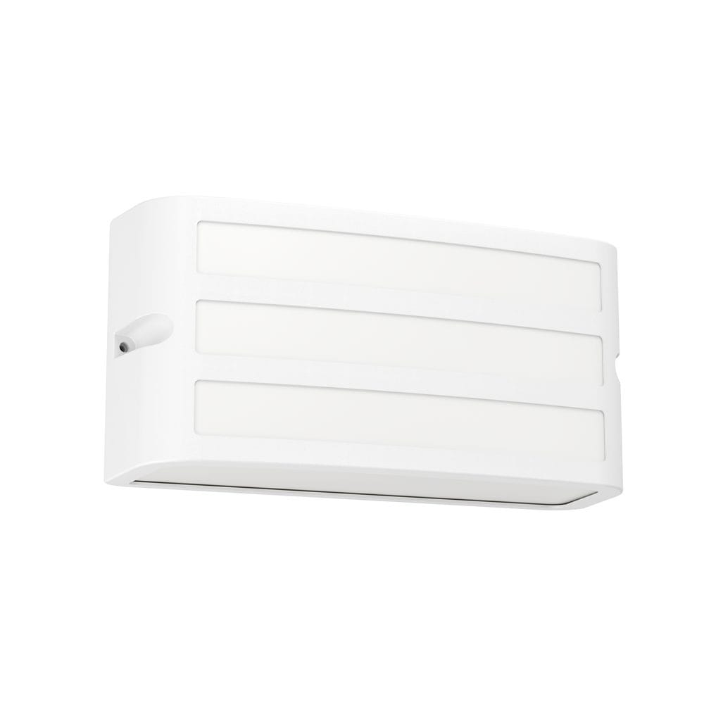 Utvändig vägglampa Camarda Vit - 11 cm