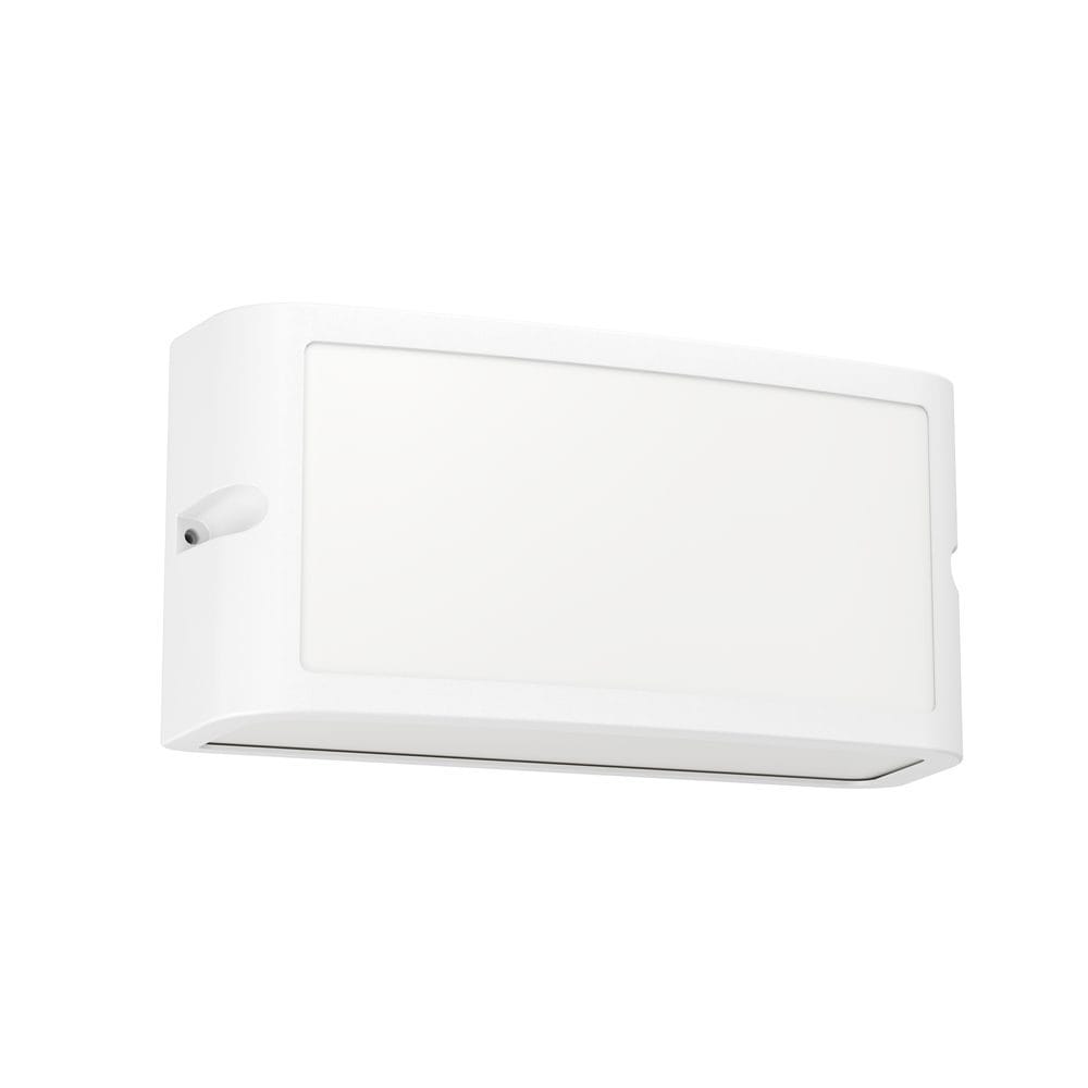 Utvändig vägglampa Camarda - Vit