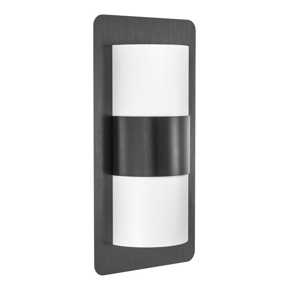 Utvändig vägglampa Cistierna - Antracit/Vit