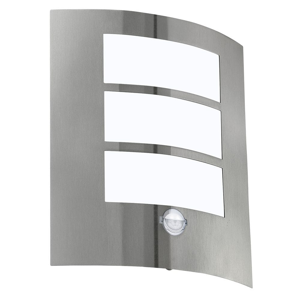 Utvändig vägglampa City med sensor - Rostfritt Stål