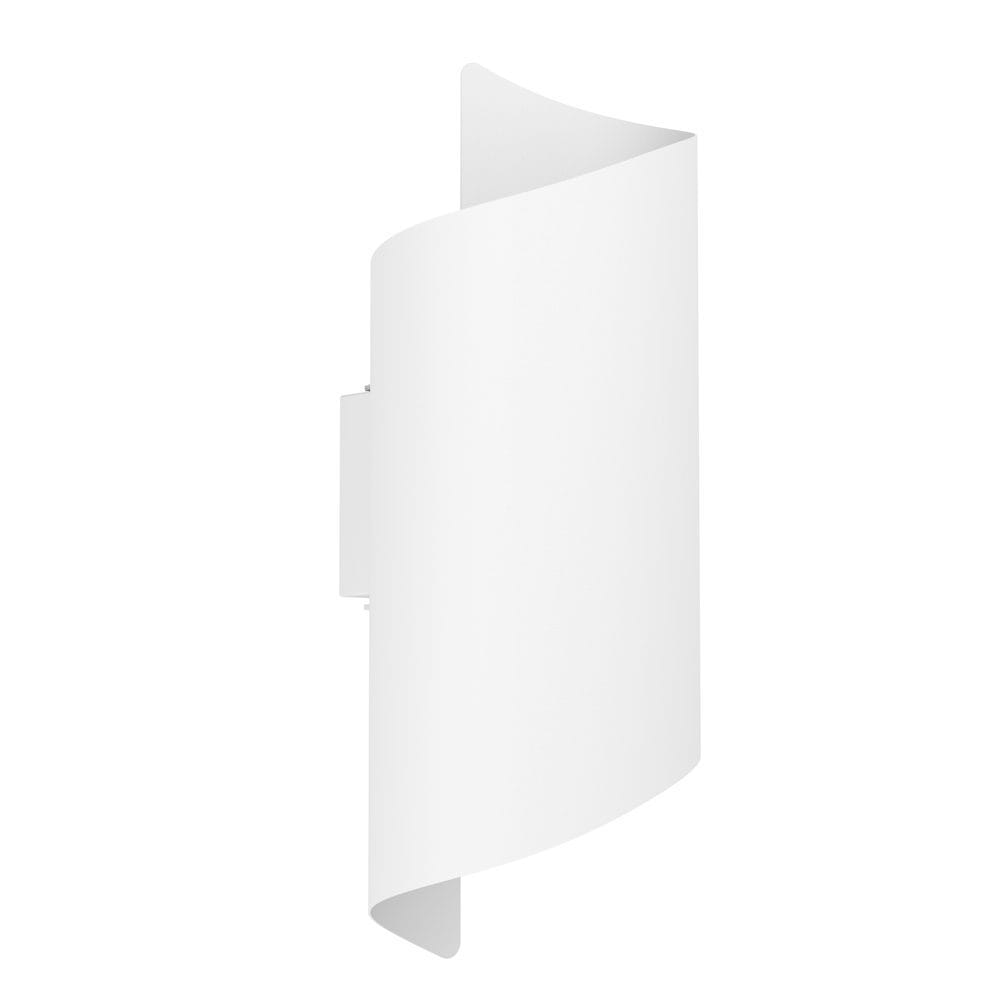 Utvändig vägglampa Montarello - Vit