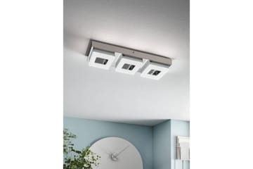 Vägg-/Taklampa Eglo Fradelo med 3 Lampor - Silver - Belysning - Utelampor & utomhusbelysning - Taklampa utomhus