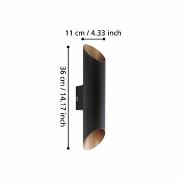 Vägglampa Agolada - 7/5 cm - Belysning - Utelampor & utomhusbelysning - Fasadbelysning & vägglyktor