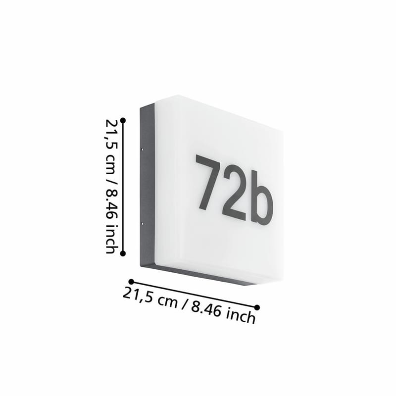 Vägglampa Cornale - 21,5 cm - Belysning - Utelampor & utomhusbelysning - Taklampa utomhus