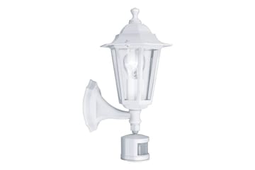 Vägglampa Eglo Laterna 5 Solcell med Sensor - Vit - Belysning - Utelampor & utomhusbelysning - Stolplykta & grindlykta