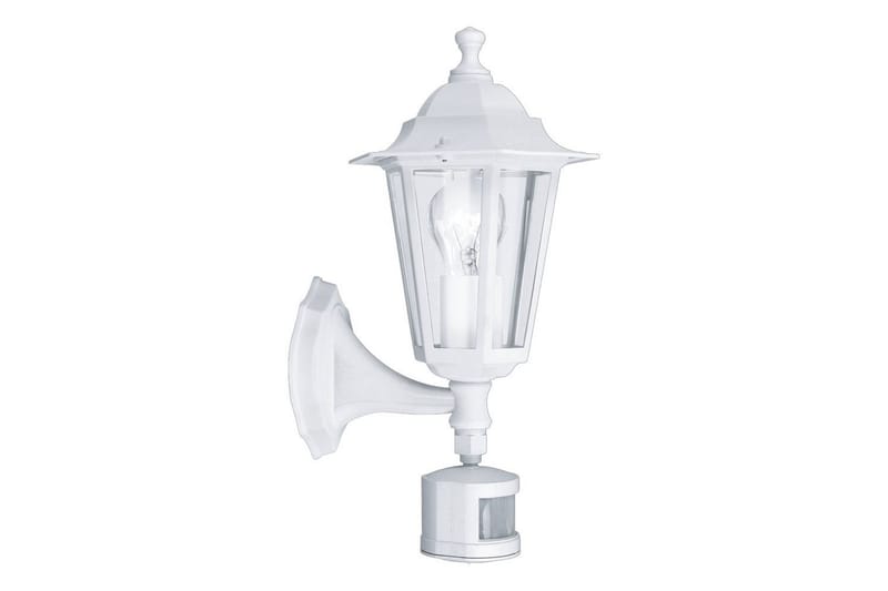 Vägglampa Eglo Laterna 5 Solcell med Sensor - Vit - Belysning - Utelampor & utomhusbelysning - Stolplykta & grindlykta