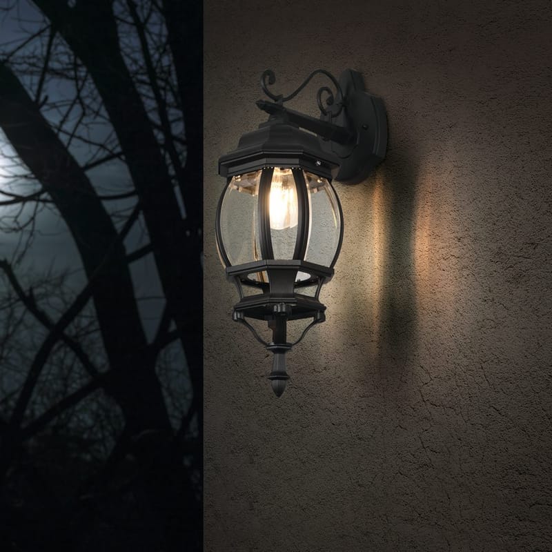 Vägglampa Elvo - Lykta nedanför - Belysning - Utelampor & utomhusbelysning - Fasadbelysning & vägglyktor