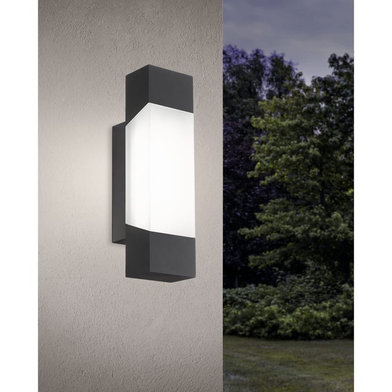 Vägglampa Gorzano - Antracit - Belysning - Utelampor & utomhusbelysning - Fasadbelysning & vägglyktor