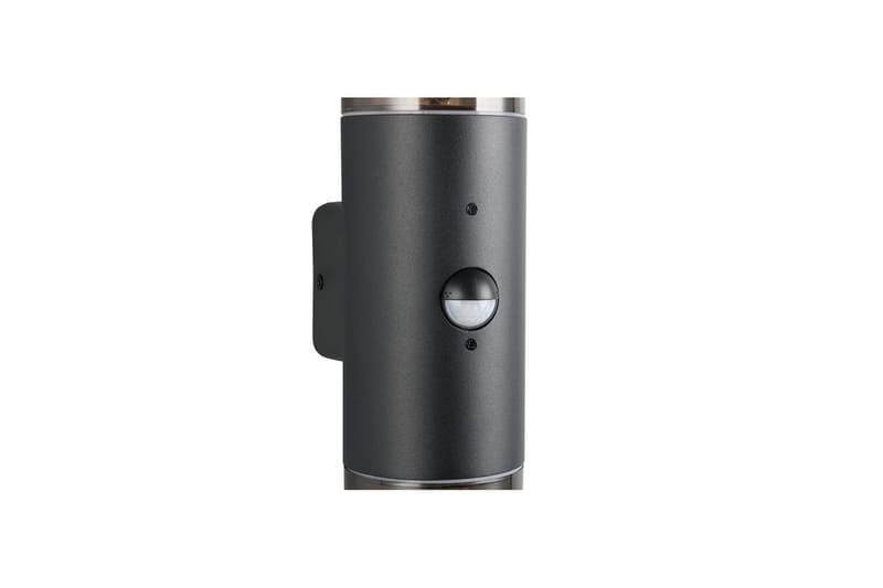 Vägglampa Hoosic - 2 lampor, Mattsvart, Med rörelsesensor - Belysning - Utelampor & utomhusbelysning - Fasadbelysning & vägglyktor