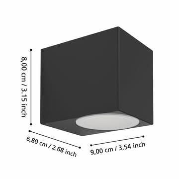 Vägglampa Jabaga - 7 cm - Belysning - Utelampor & utomhusbelysning - Fasadbelysning & vägglyktor