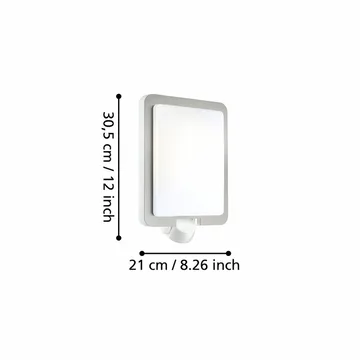 Vägglampa Mussotto - 30,5 cm - Belysning - Utelampor & utomhusbelysning - Fasadbelysning & vägglyktor