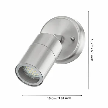 Vägglampa Stockholm - 10 cm - Belysning - Utelampor & utomhusbelysning - Fasadbelysning & vägglyktor