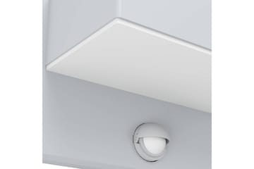 Vägglampa Utebelysning Eglo Azzinano med Sensor - Silver/Vit - Belysning - Utelampor & utomhusbelysning - Fasadbelysning & vägglyktor