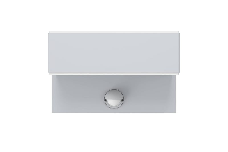 Vägglampa Utebelysning Eglo Azzinano med Sensor - Silver/Vit - Belysning - Utelampor & utomhusbelysning - Fasadbelysning & vägglyktor
