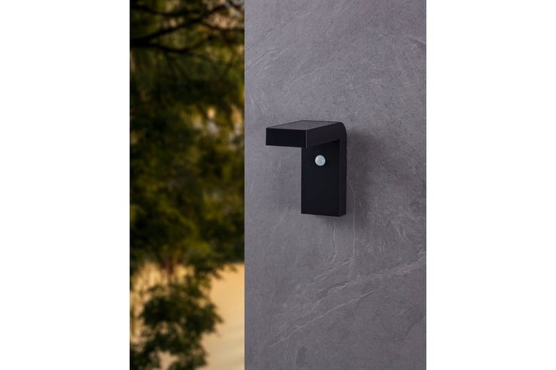 Vägglampa Utebelysning Eglo Baracconi med Sensor - Svart - Belysning - Utelampor & utomhusbelysning - Solcellsbelysning