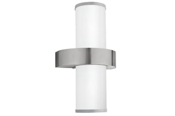 Vägglampa Utebelysning Eglo Beverly - Silver/Vit - Belysning - Utelampor & utomhusbelysning - Fasadbelysning & vägglyktor