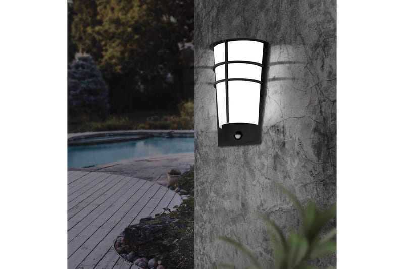Vägglampa Utebelysning Eglo Breganzo 1 - Antracit/Vit - Belysning - Utelampor & utomhusbelysning - Fasadbelysning & vägglyktor