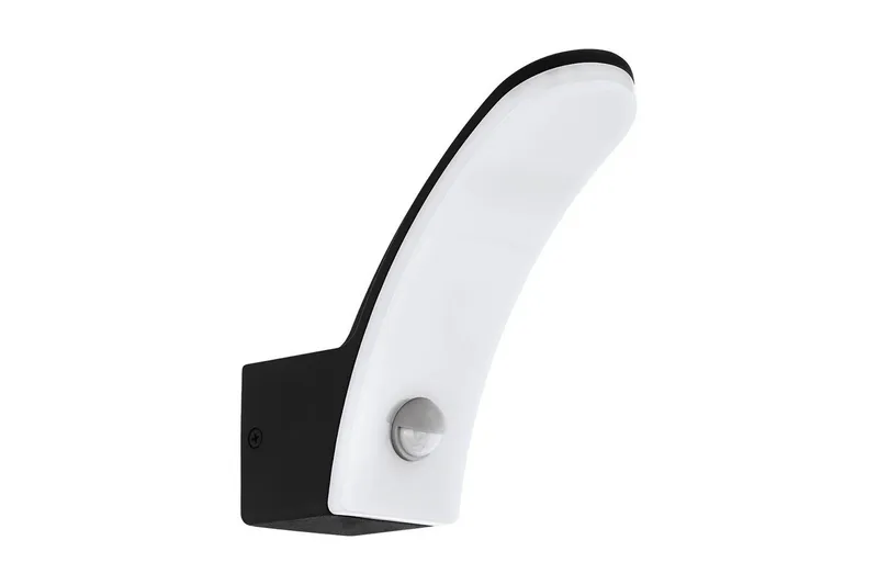 Vägglampa Utebelysning Eglo Fiumicino med Sensor, Svart