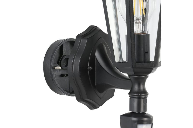Vägglampa Utebelysning Eglo Laterna 4 med Sensor - Svart - Belysning - Utelampor & utomhusbelysning - Fasadbelysning & vägglyktor