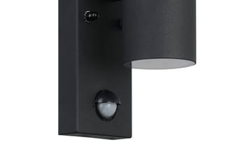 Vägglampa Utebelysning Eglo Riga 5 med Sensor Svart Klar - Svart - Belysning - Utelampor & utomhusbelysning - Fasadbelysning & vägglyktor