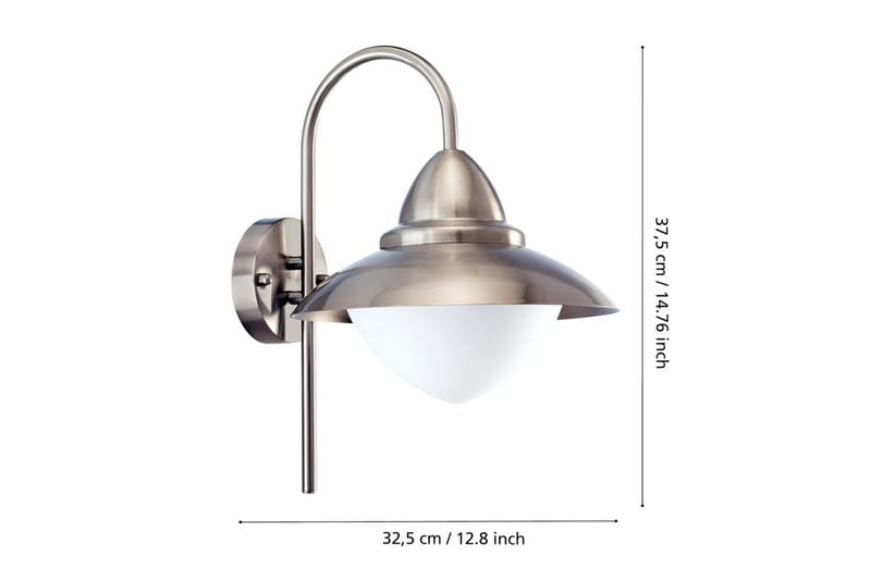 Vägglampa Utebelysning Eglo Sidney - Vit - Belysning - Utelampor & utomhusbelysning - Fasadbelysning & vägglyktor