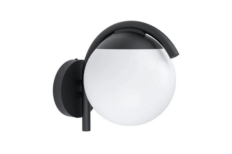 Vägglampa Utebelysning Eglo Prata Vecchia, Svart/Vit
