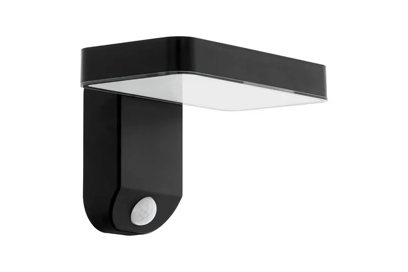Vägglampa Utebelysning Eglo Pation med Sensor, Svart