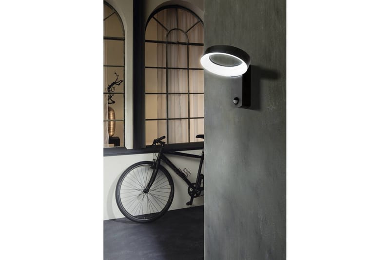 Vägglampa Utebelysning Eglo Pernate med Sensor - Antracit/Vit - Belysning - Utelampor & utomhusbelysning - Fasadbelysning & vägglyktor