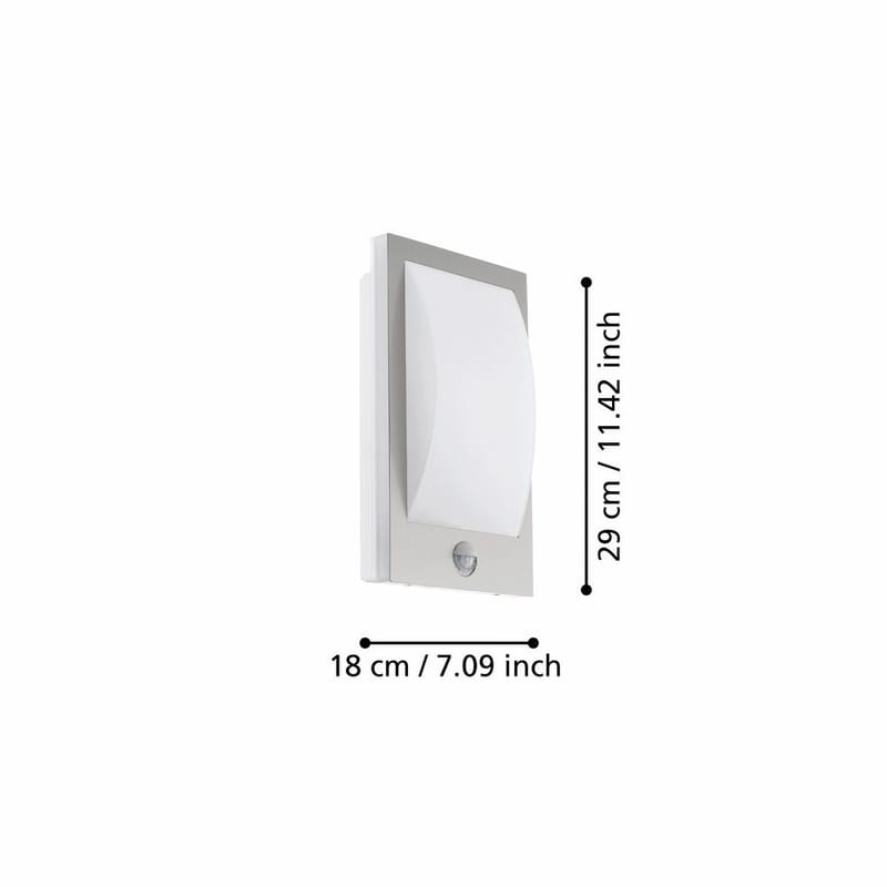 Vägglampa Verres - 18 cm - Belysning - Utelampor & utomhusbelysning - Fasadbelysning & vägglyktor