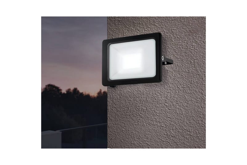 Väggstrålkastare Utebelysning Eglo Faedo 3 102W, Svart - Svart - Belysning - Utelampor & utomhusbelysning - Fasadbelysning & vägglyktor