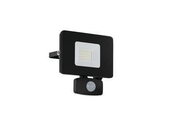 Väggstrålkastare Utebelysning Eglo Faedo 3 med Sensor 20W, Svart - Svart - Belysning - Utelampor & utomhusbelysning - Fasadbelysning & vägglyktor