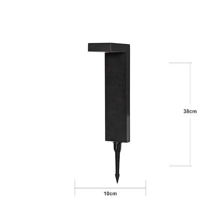 Vicini Solcellspollare 38 cm - svart - Belysning - Utelampor & utomhusbelysning - Pollare