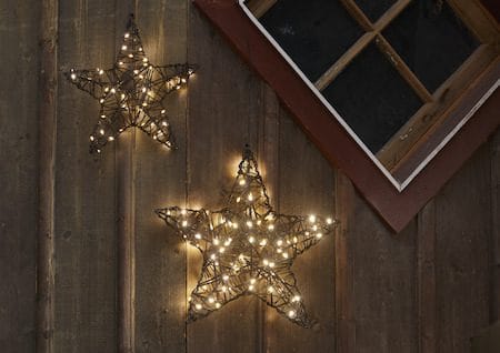 Vicke Star Utomhusdekoration belysning 30 cm - brun - Belysning - Utelampor & utomhusbelysning - Bordslampa utomhus